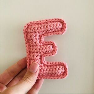 Crochet Letter Custom Letter Monogram Crochet E Baby Shower Gift Nursery